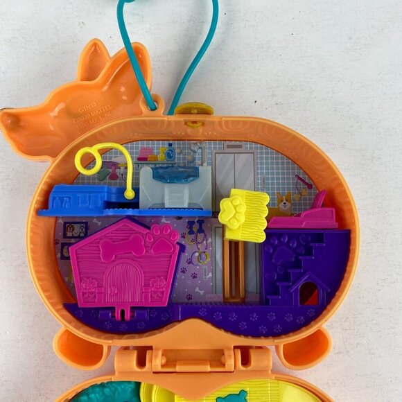 Polly Pocket Cute Corgi Puppy Dog Compact Open Close Kids Toy Pretend Play - Picture 14 of 16